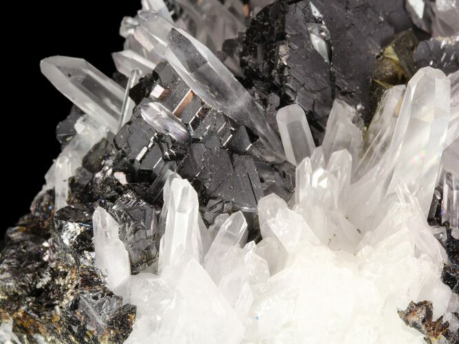 Sphalerite, Pyrite and Quartz Association - Peru #87748